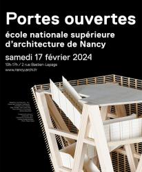 Journée Portes Ouvertes à l'école d'architecture de Nancy | Samedi 17 février 2024